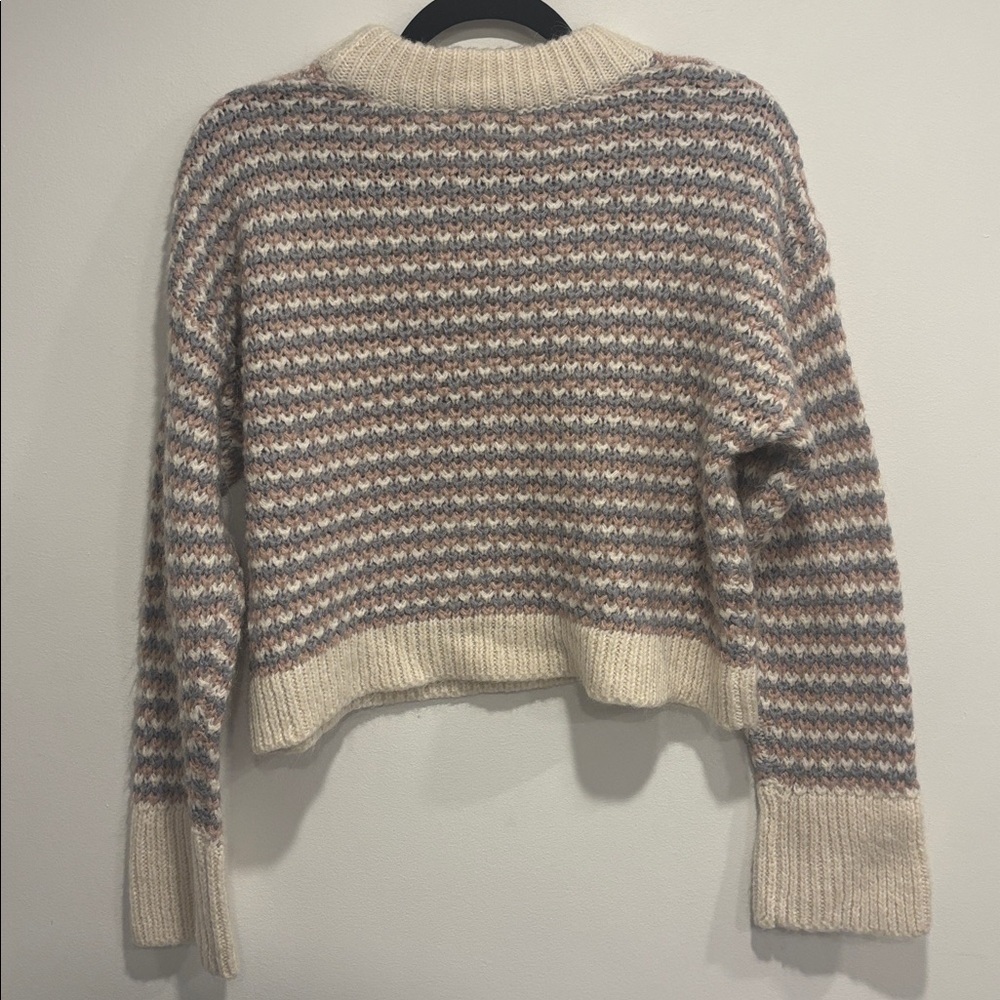 Topshop Multicolor Cowl Neck Sweater (S) - Picture 3 of 9